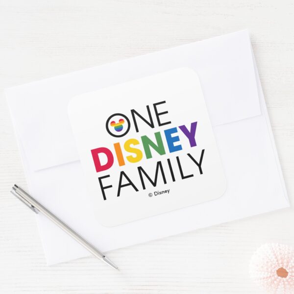 One_Disney_Family_Square_Sticker_3 One Disney Family Square Sticker