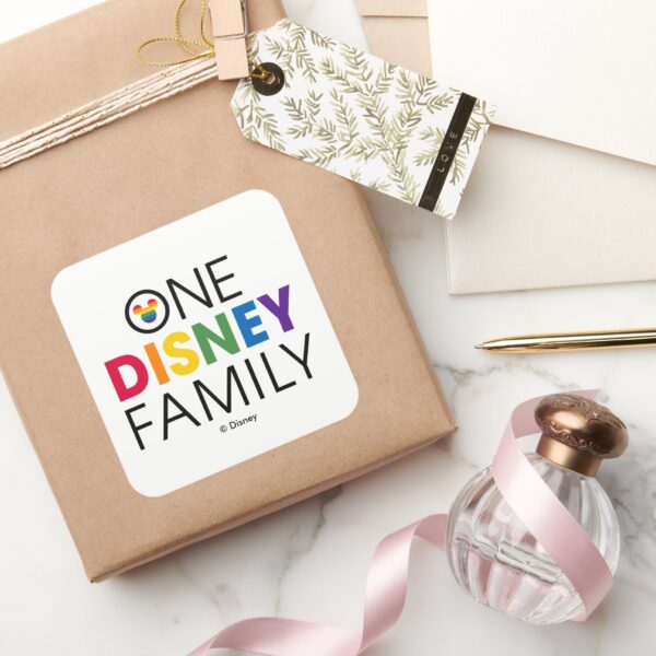 One_Disney_Family_Square_Sticker_5 One Disney Family Square Sticker