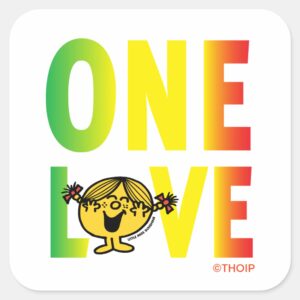 One Love Square Sticker