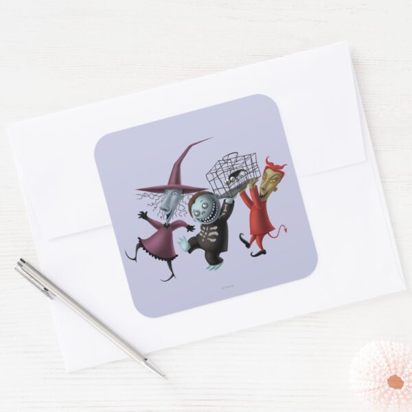 Oogie's_Boys___Lock,_Shock_&_Barrel_with_Cage_Square_Sticker_3 Oogies Boys Lock Shock Barrel With Cage Square Sticker