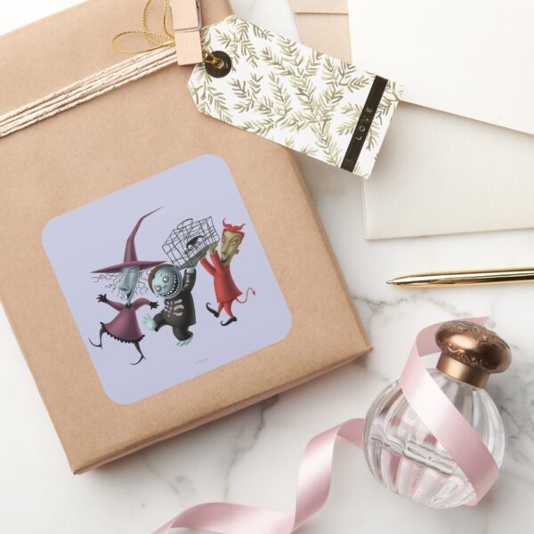 Oogie's_Boys___Lock,_Shock_&_Barrel_with_Cage_Square_Sticker_5 Oogies Boys Lock Shock Barrel With Cage Square Sticker