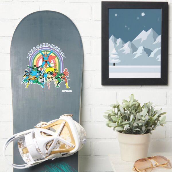 Original_Justice_League_-_Peace,_Love,_Equality_Sticker_7 Original Justice League Peace Love Equality Sticker