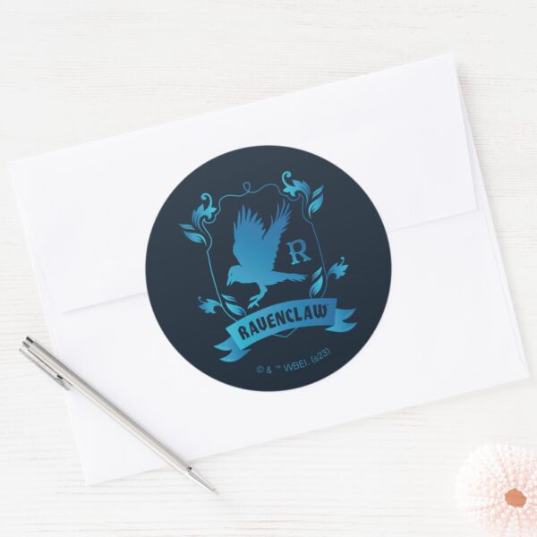 Ornate RAVENCLAW™ House Crest Classic Round Sticker