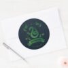 Ornate_SLYTHERIN™_House_Crest_Classic_Round_Sticker_3 Ornate SLYTHERIN™ House Crest Classic Round Sticker
