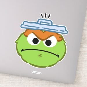 Oscar_Angry_Face_Sticker_1 Oscar Angry Face Sticker