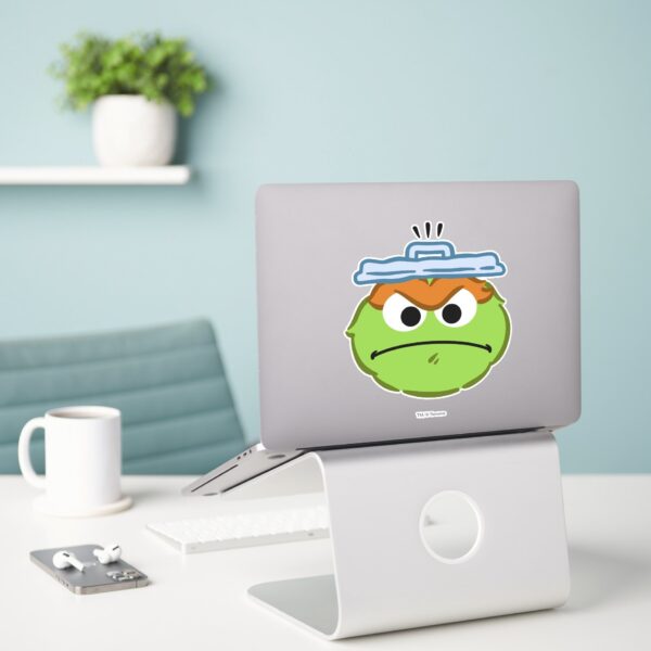 Oscar Angry Face Sticker