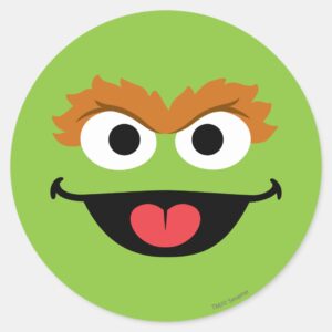 Oscar_Face_Art_Classic_Round_Sticker_1 Oscar Face Art Classic Round Sticker