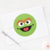 Oscar Face Art Classic Round Sticker