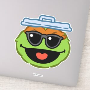 Oscar Smiling Face With Sunglasses Sticker