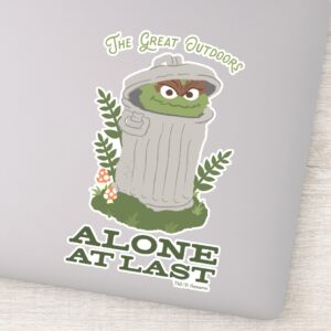 Oscar The Grouch The Great Outdoors Sticker