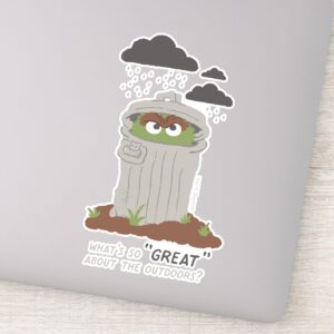 Oscar The Grouch Whats So Great About The Outdo Sticker