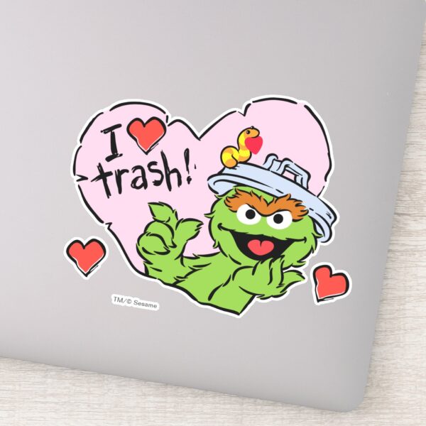 Oscar__I_Love_Trash__Valentine_Sticker_1 Oscar I Love Trash Valentine Sticker
