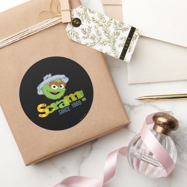 Oscar_the_Grouch_1969_Classic_Round_Sticker_5 Oscar The Grouch 1969 Classic Round Sticker