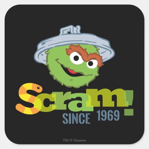 Oscar_the_Grouch_1969_Square_Sticker_1 Oscar The Grouch 1969 Square Sticker