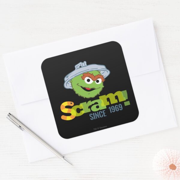 Oscar_the_Grouch_1969_Square_Sticker_3 Oscar The Grouch 1969 Square Sticker