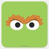 Oscar_the_Grouch_Big_Face_Square_Sticker_1 Oscar The Grouch Big Face Square Sticker