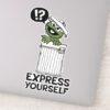 Oscar The Grouch Express Yourself Sticker