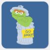 Oscar_the_Grouch_Graphic_Square_Sticker_1 Oscar The Grouch Graphic Square Sticker