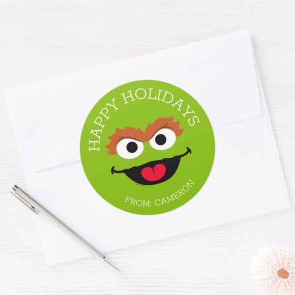 Oscar_the_Grouch_Merry_Christmas_Gift_Tag_3 Oscar The Grouch Merry Christmas Gift Tag