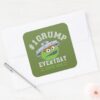 Oscar_the_Grouch_Number_1_Square_Sticker_3 Oscar The Grouch Number 1 Square Sticker