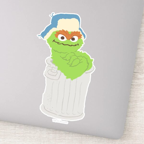 Oscar_the_Grouch_Trash_Can_Lean_Sticker_1 Oscar The Grouch Trash Can Lean Sticker