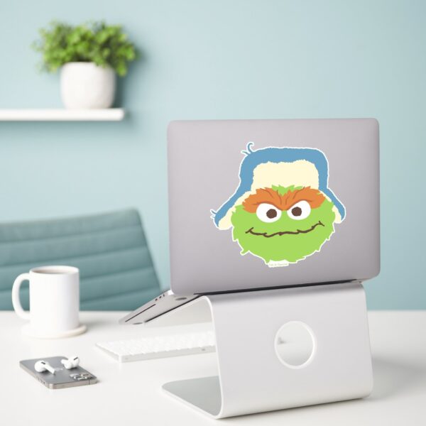 Oscar_the_Grouch_Woodland_Face_Sticker_3 Oscar The Grouch Woodland Face Sticker