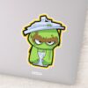 Oscar_the_Grouch_Zombie_Sticker_1 Oscar The Grouch Zombie Sticker
