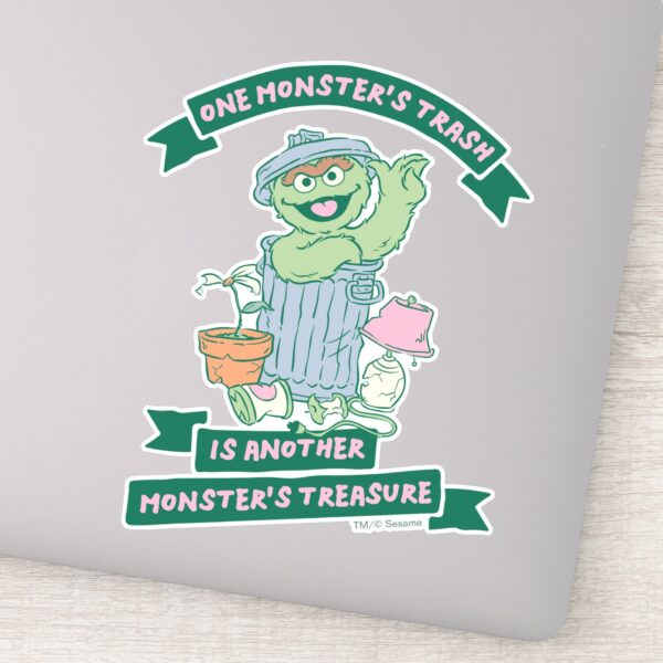 Oscar_the_Grouch___Monster_Treasure_Graphic_Sticker_1 Oscar The Grouch Monster Treasure Graphic Sticker