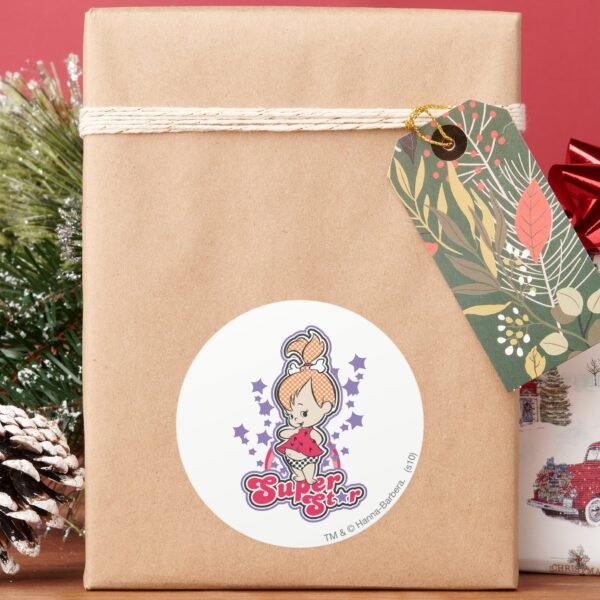 PBBLES™_Super_Star_Classic_Round_Sticker_5 PBBLES™ Super Star Classic Round Sticker