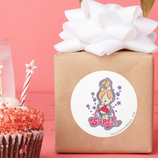 PBBLES™_Super_Star_Classic_Round_Sticker_6 PBBLES™ Super Star Classic Round Sticker