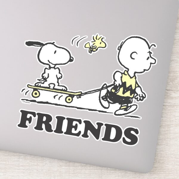 PEANUTS___Friends_Skate_Boarding_Sticker_9 PEANUTS Friends Skate Boarding Sticker