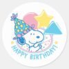 PEANUTS___Snoopy_Happy_Birthday_Balloons_Classic_Round_Sticker_1 PEANUTS Snoopy Happy Birthday Balloons Classic Round Sticker