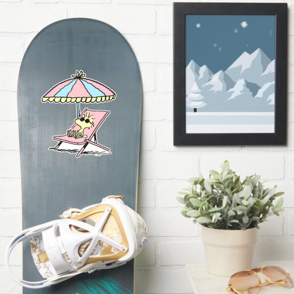 PEANUTS___Woodstock_Relaxing_at_the_Beach_Sticker_7 PEANUTS Woodstock Relaxing At The Beach Sticker