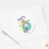 PEBBLES™ 80s Child Classic Round Sticker