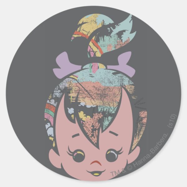 PEBBLES™_Color_Collage_Classic_Round_Sticker_1 PEBBLES™ Color Collage Classic Round Sticker