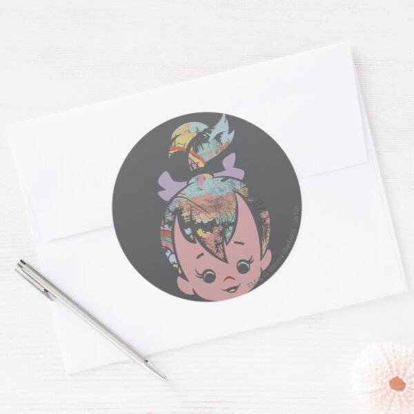 PEBBLES™_Color_Collage_Classic_Round_Sticker_3 PEBBLES™ Color Collage Classic Round Sticker