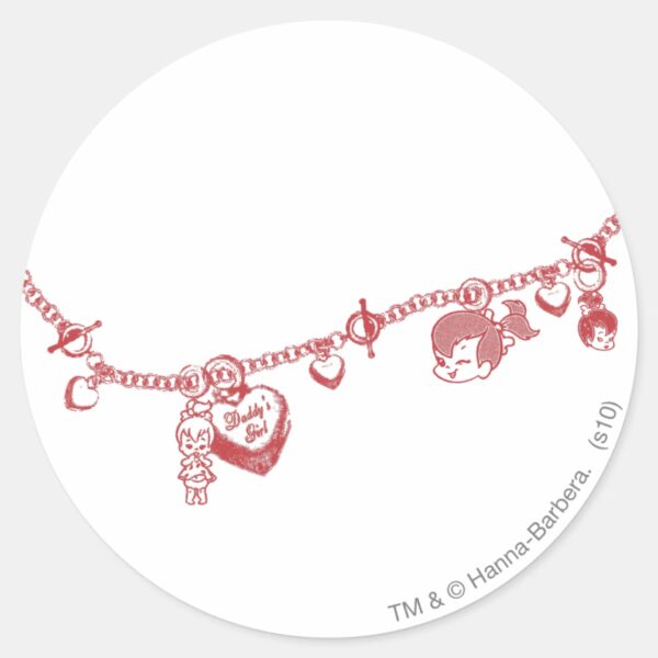 PEBBLES™_Friendship_Chain_Classic_Round_Sticker_1 PEBBLES™ Friendship Chain Classic Round Sticker