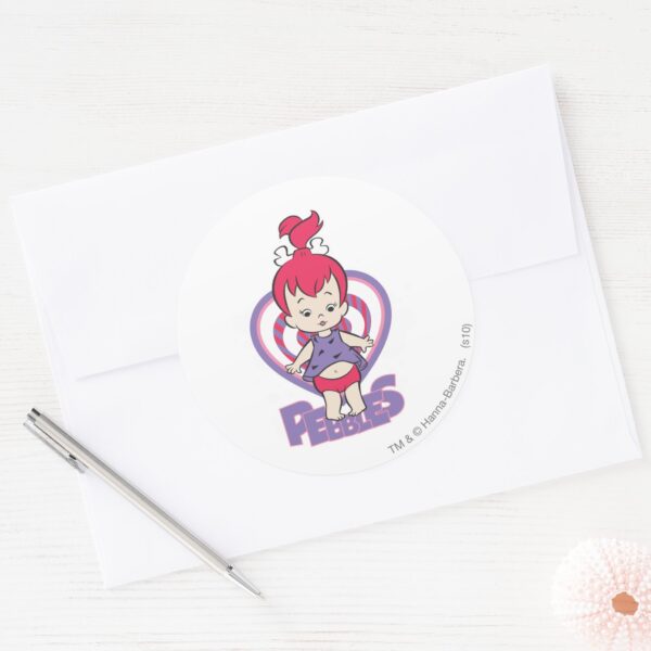 PEBBLES™_From_Bedrock_Classic_Round_Sticker_3 PEBBLES™ From Bedrock Classic Round Sticker