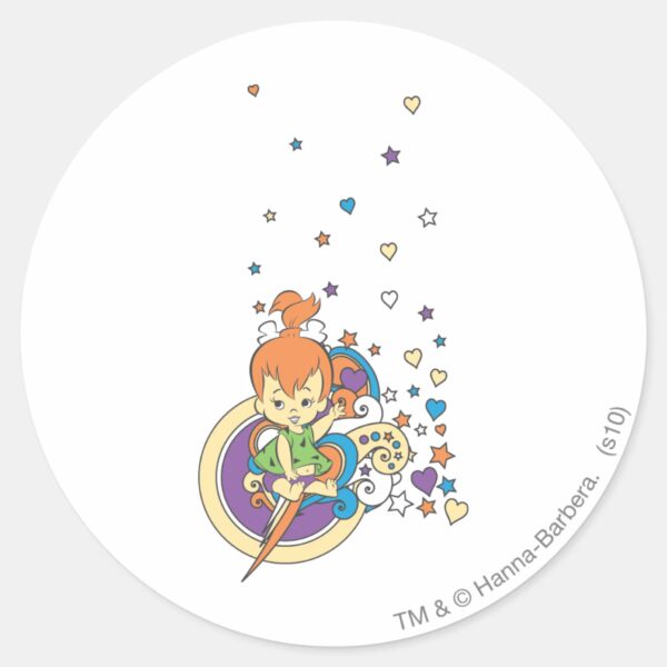 PEBBLES™_In_The_Stars_�_Classic_Round_Sticker_1 PEBBLES™ In The Stars � Classic Round Sticker