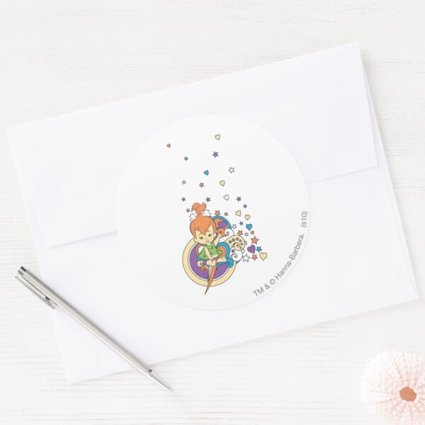 PEBBLES™_In_The_Stars_�_Classic_Round_Sticker_3 PEBBLES™ In The Stars � Classic Round Sticker