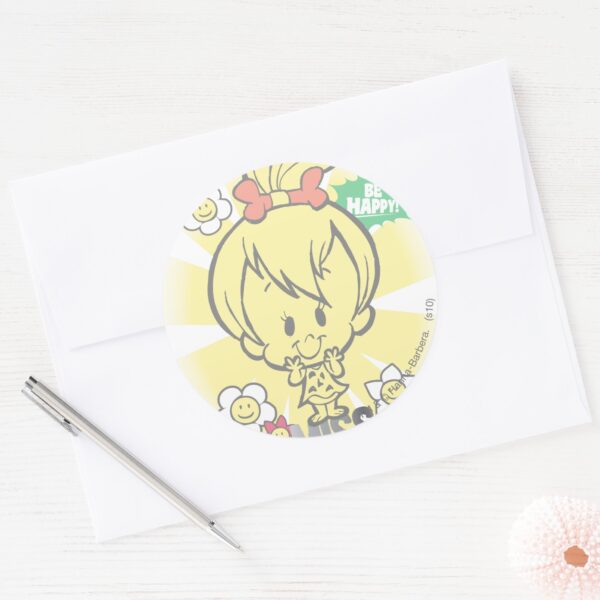 PEBBLES™_Miss_Wonderful_Classic_Round_Sticker_3 PEBBLES™ Miss Wonderful Classic Round Sticker