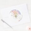 PEBBLES™ Rainbow Stars Classic Round Sticker
