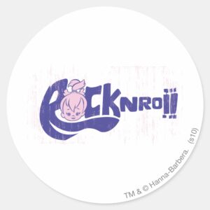 PEBBLES™ Rock N Roll Classic Round Sticker