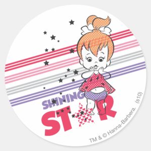 PEBBLES™ Shining Stars Classic Round Sticker