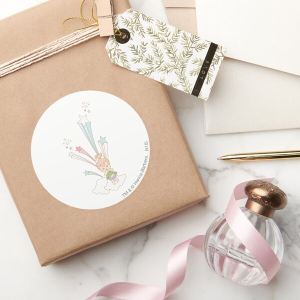 PEBBLES™_Starburst_Classic_Round_Sticker_5 PEBBLES™ Starburst Classic Round Sticker