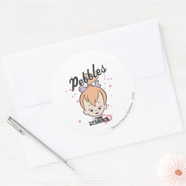 PEBBLES™_Stars_and_Hearts_Classic_Round_Sticker_3 PEBBLES™ Stars And Hearts Classic Round Sticker