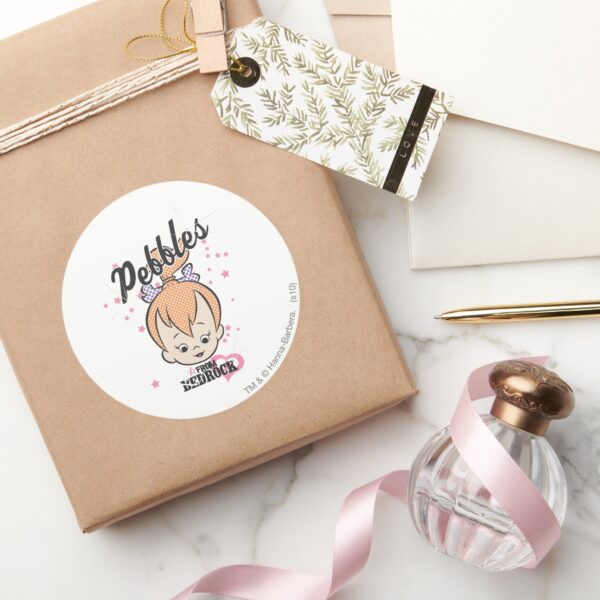 PEBBLES™_Stars_and_Hearts_Classic_Round_Sticker_5 PEBBLES™ Stars And Hearts Classic Round Sticker