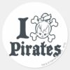 PEBBLES™_The_Pirate_Classic_Round_Sticker_1 PEBBLES™ The Pirate Classic Round Sticker