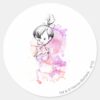 PEBBLES™ Watercolor Sketch Classic Round Sticker