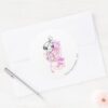 PEBBLES™ Watercolor Sketch Classic Round Sticker